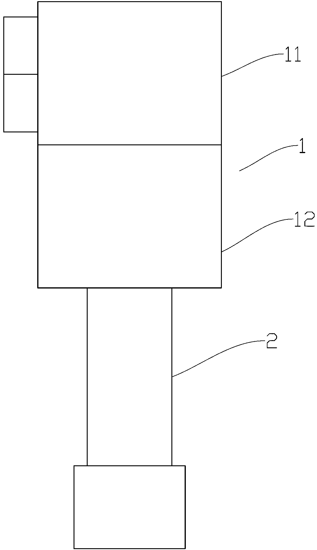 Flattening tool for end part of corrugated pipe