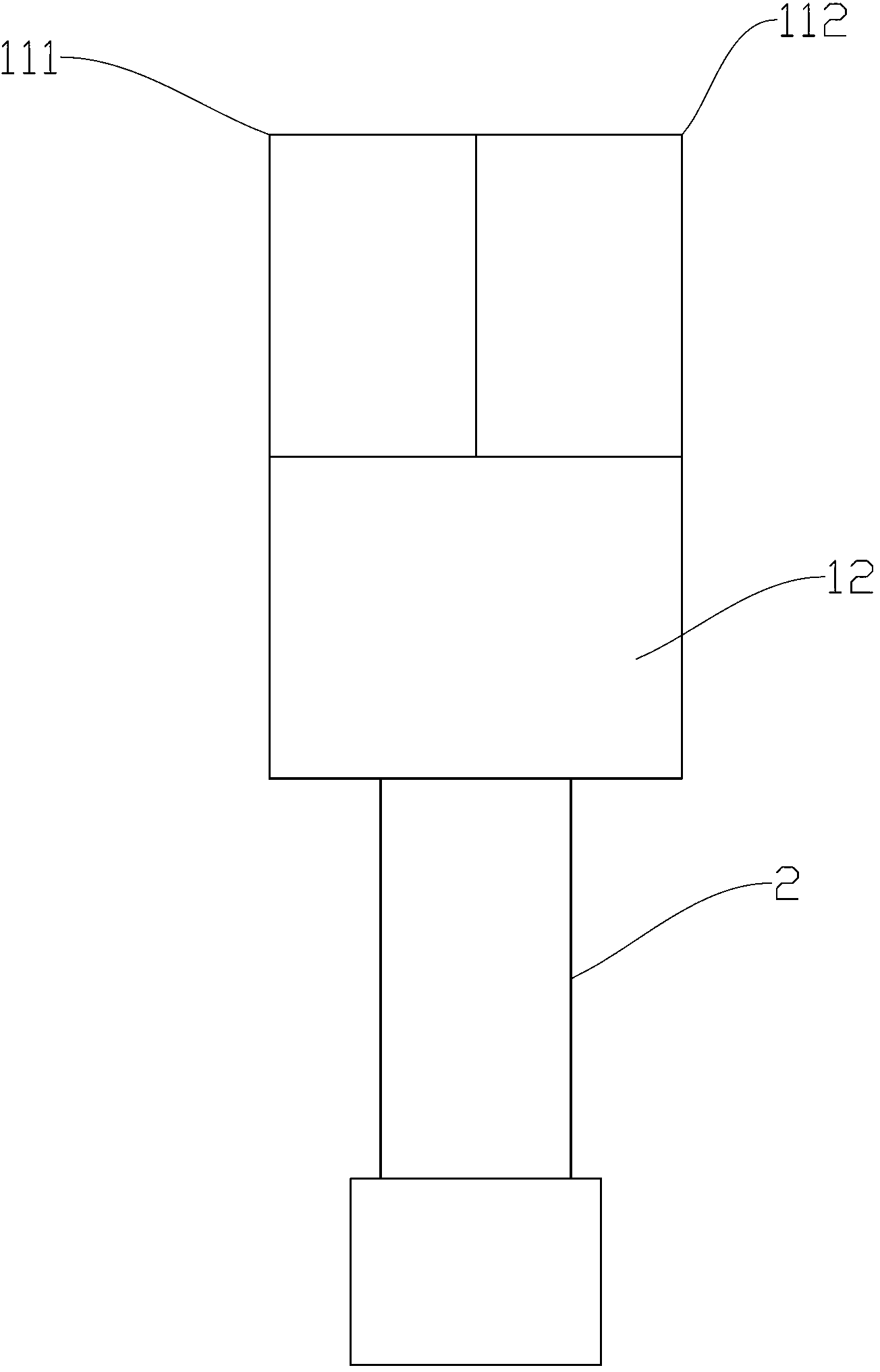 Flattening tool for end part of corrugated pipe