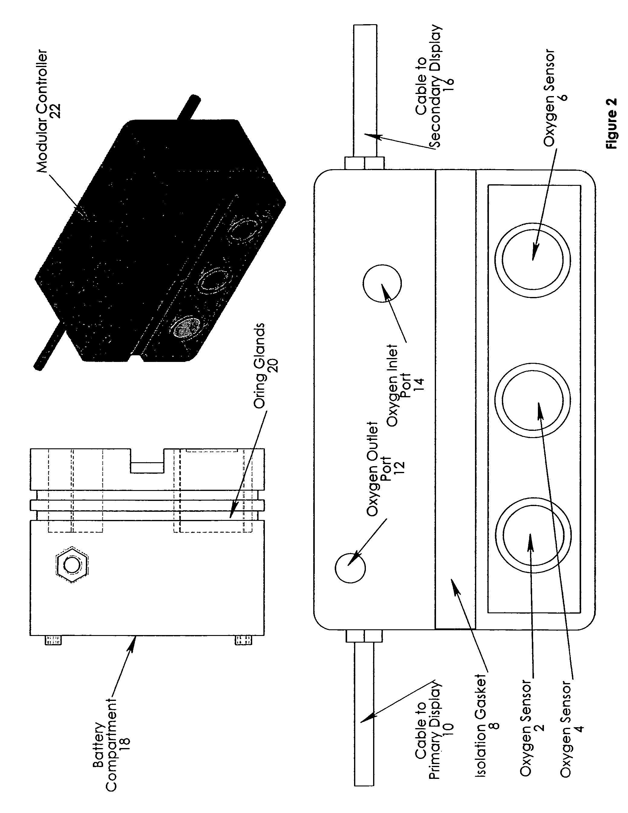 Self contained breathing apparatus modular control system