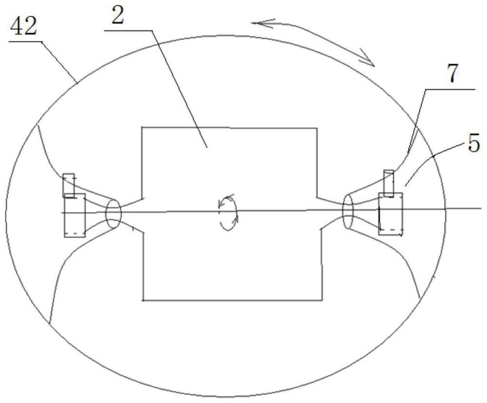 A tank gun and tank capable of hitting targets in all directions