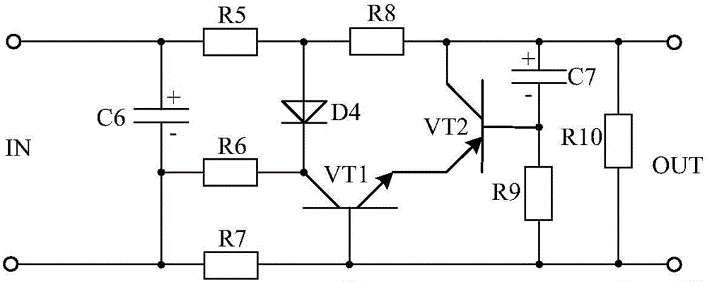 Alarming type sintering waste heat power generation system based on voltage-stabilizing power circuit