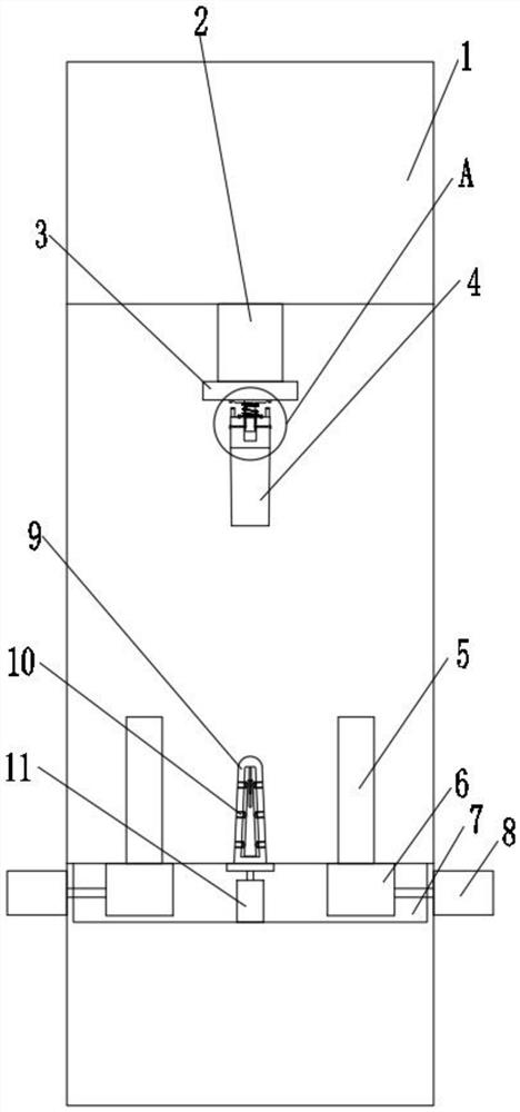 A kind of crucible pressing equipment for artificial diamond production