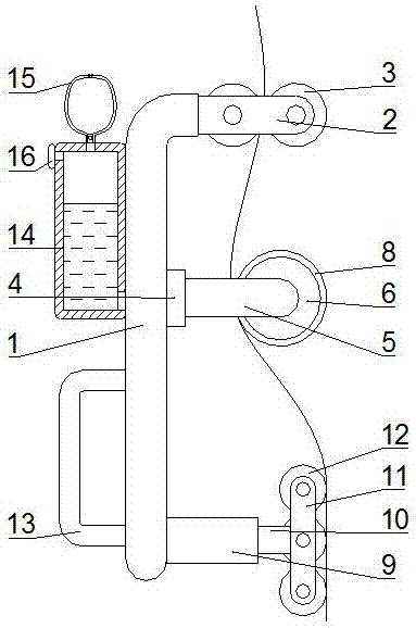 Manual wallpaper pasting device for architectural engineering decoration