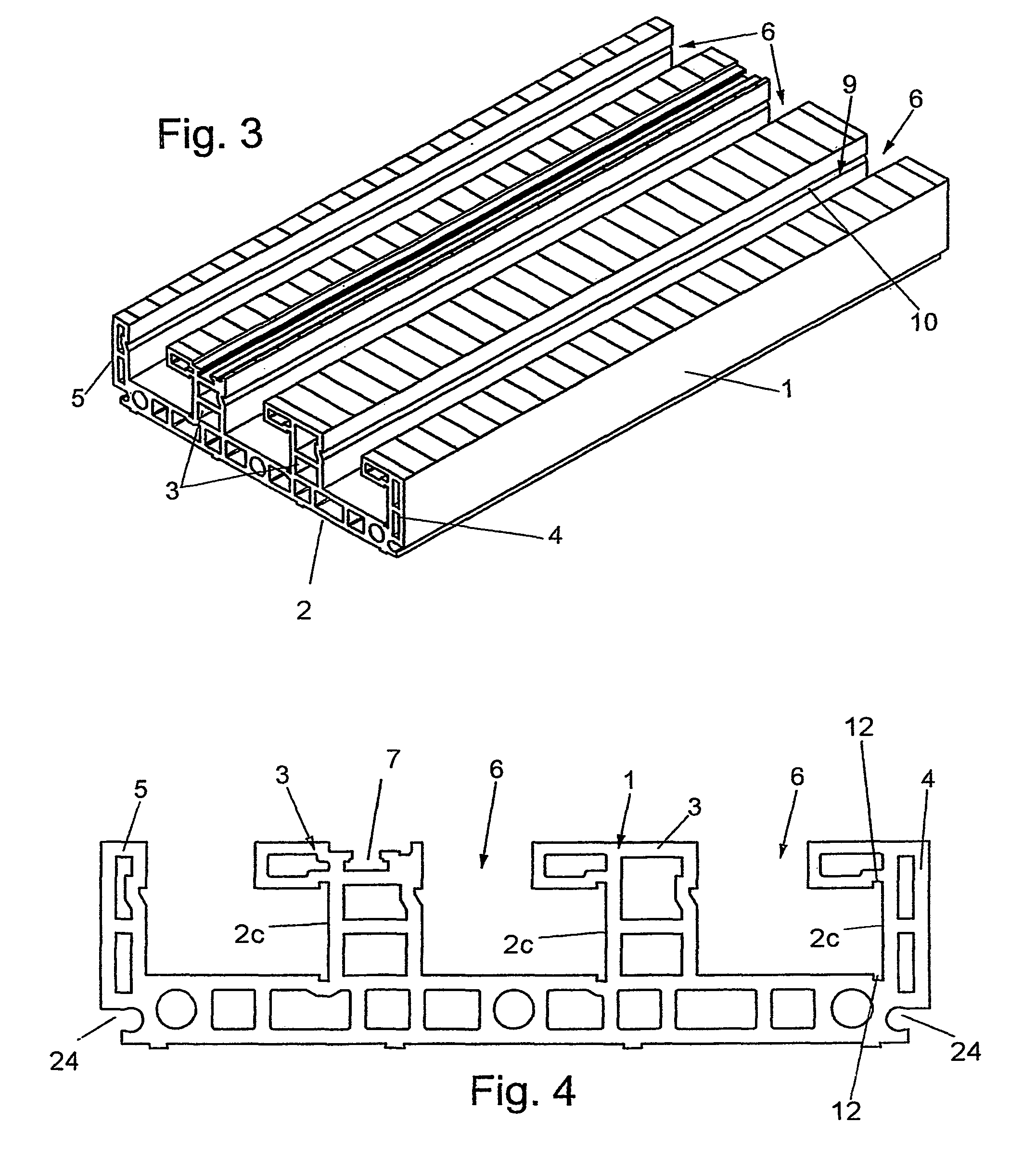 Apparatus for mounting electrical and mechanical components on a support body