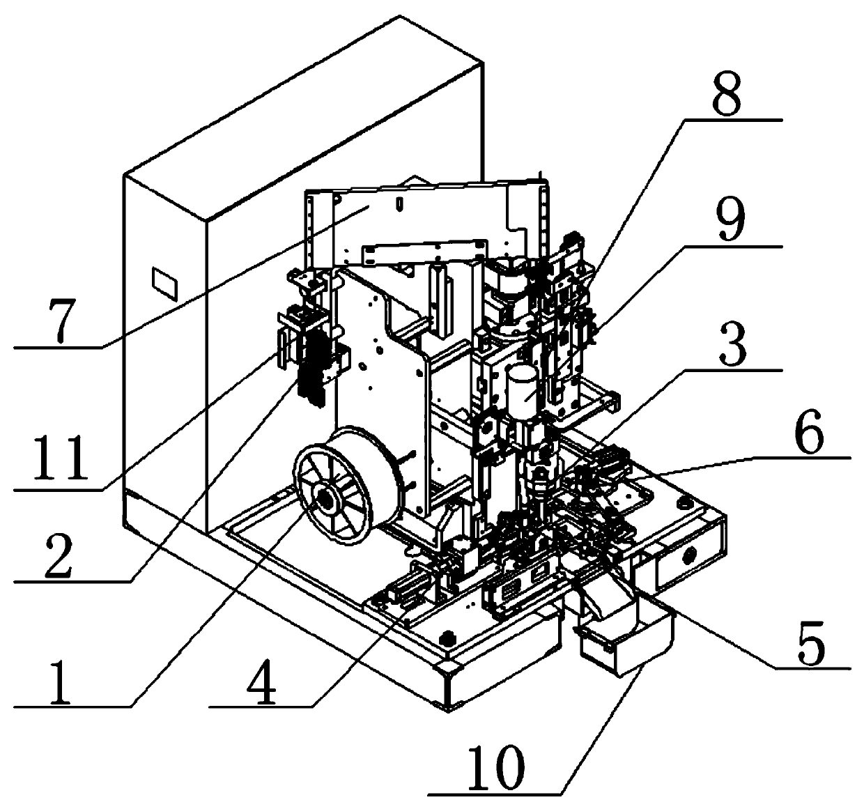 Automatic vertical forming machine