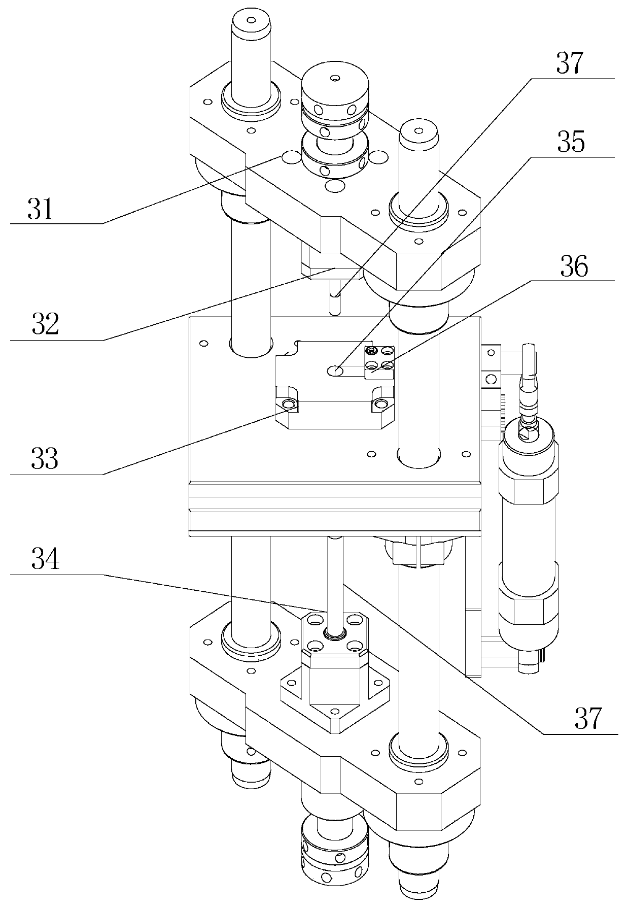 Automatic vertical forming machine