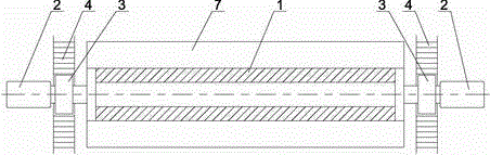 Automatic cleaning device of glass curtain wall