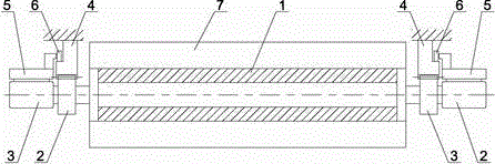 Automatic cleaning device of glass curtain wall