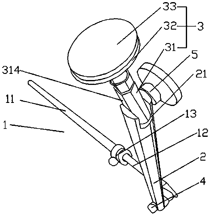 Wiping sampling tool of surfaces of buildings and structures and sampling method of sampling tool