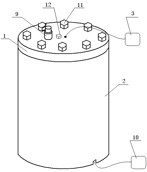 Experimental device and experimental method for simulating the corrosion process of cement sheath in formation