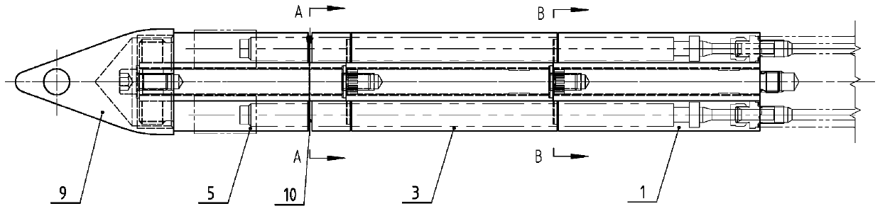 Segmented Core Measurement Detector Protective Cover Device