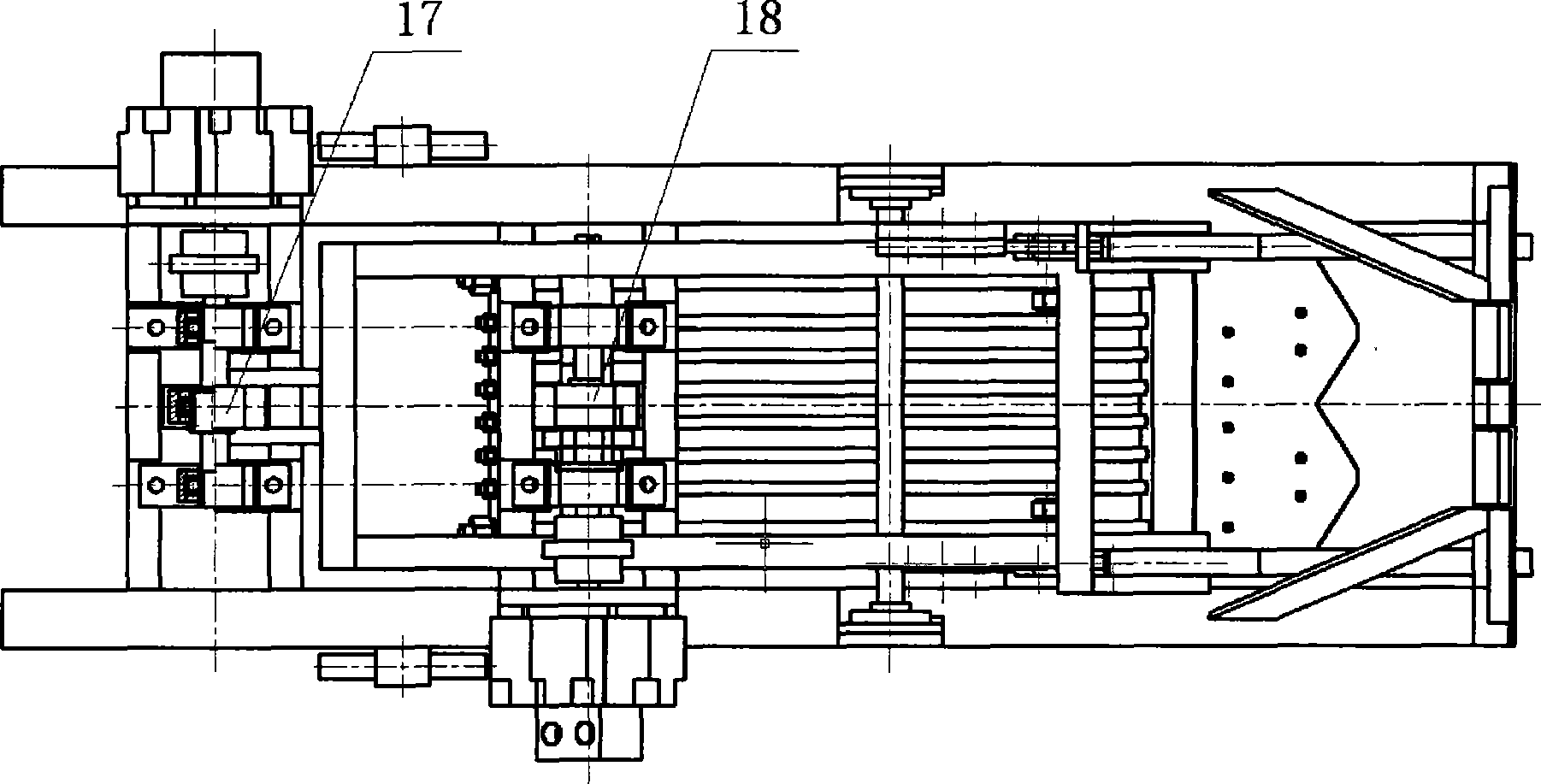 Dual-vibration deep-root crop digging machine