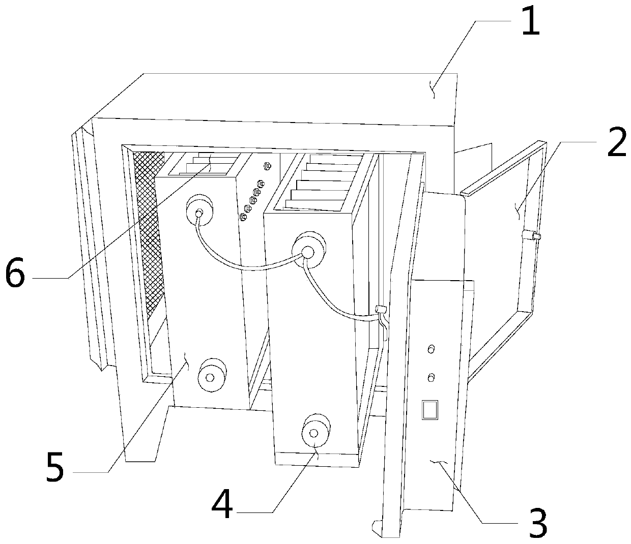 Oil fume odor purification treatment equipment