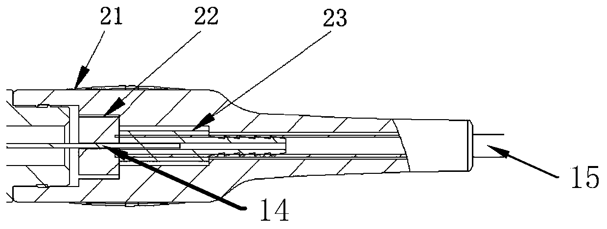 Rotatable scraper spoon used under endoscope