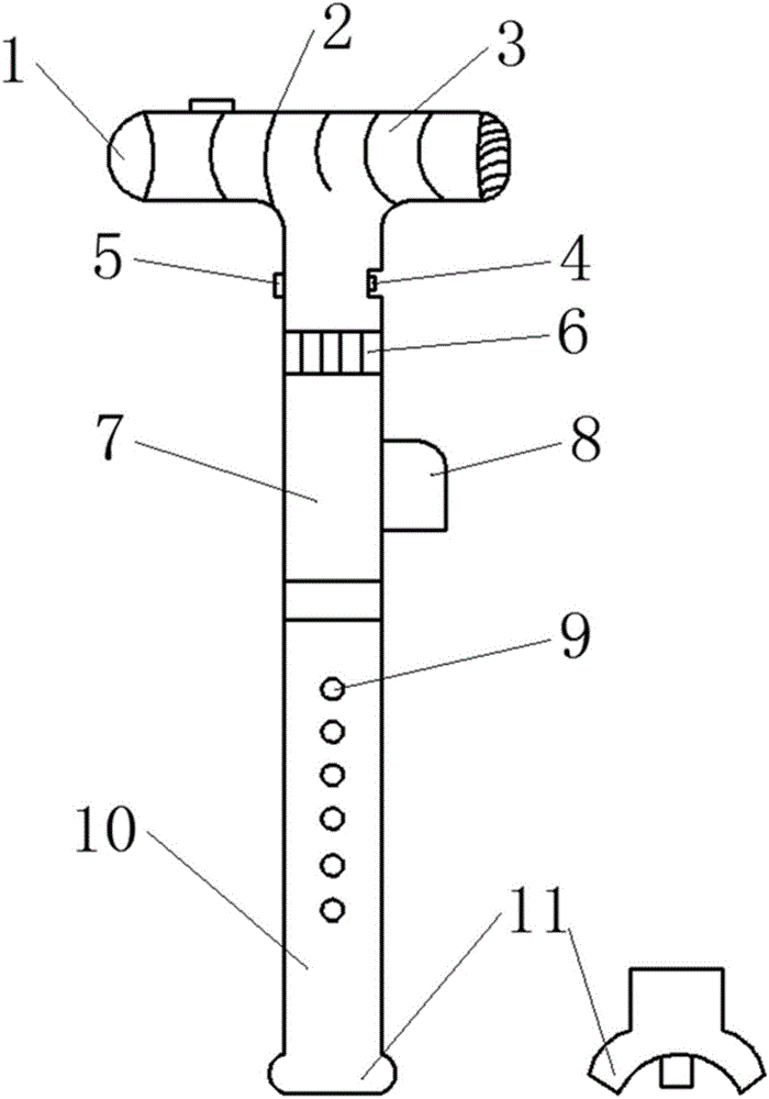 Intelligent communication multifunctional walking stick