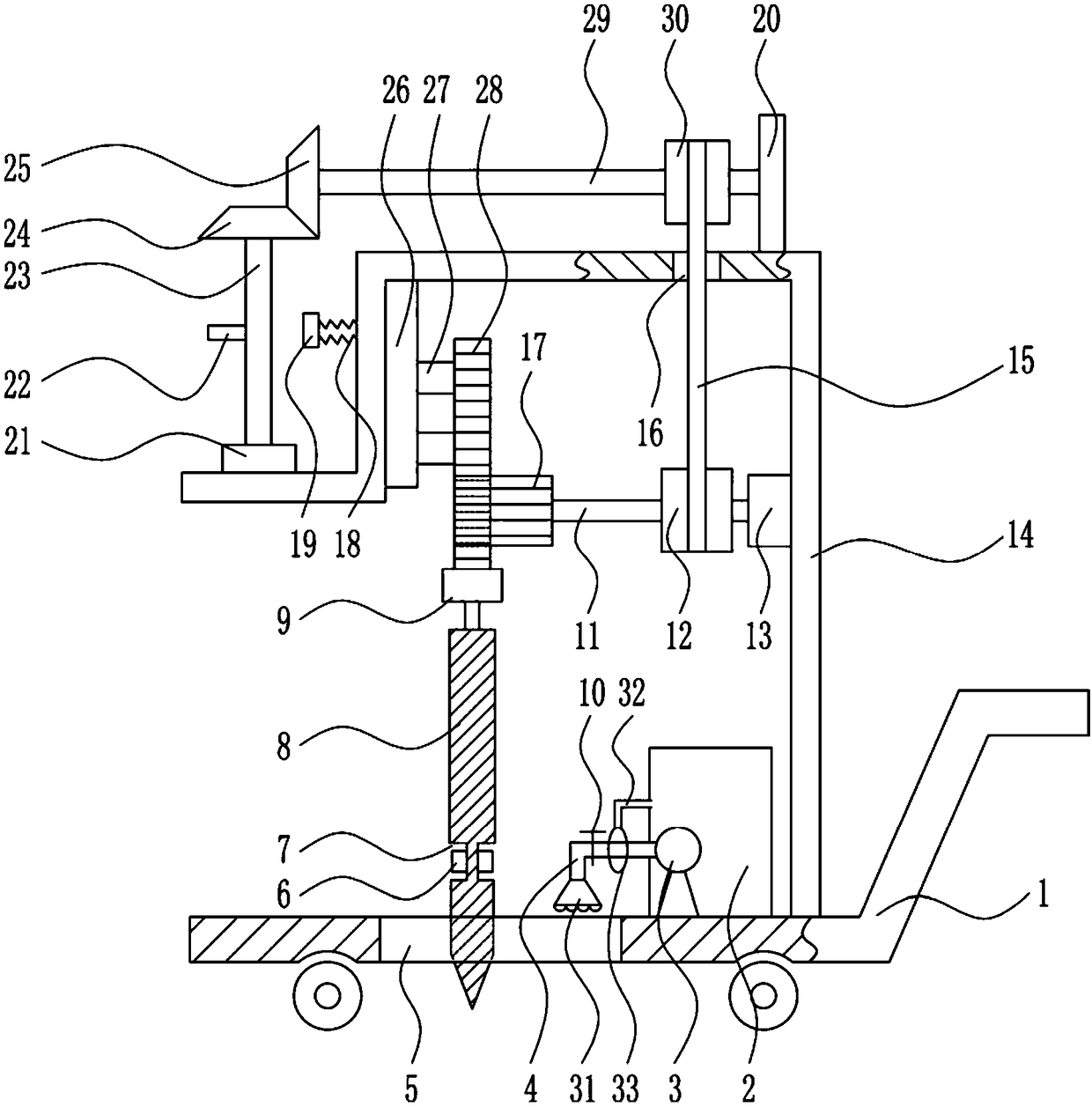 A resource technology coal resource survey device