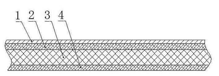 Viscoelastic composite damping vibration attenuation rubber plate of ship deck