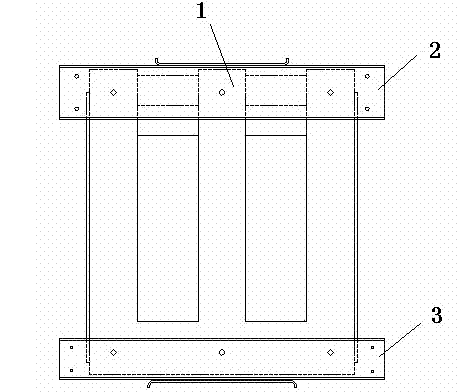 Amorphous alloy transformer with three-dimensional antitorque clamp and iron core parallel independent distribution structure