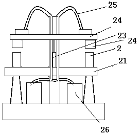 Overlying adhesive processing method for motor rotor iron core