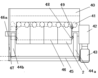 Overlying adhesive processing method for motor rotor iron core