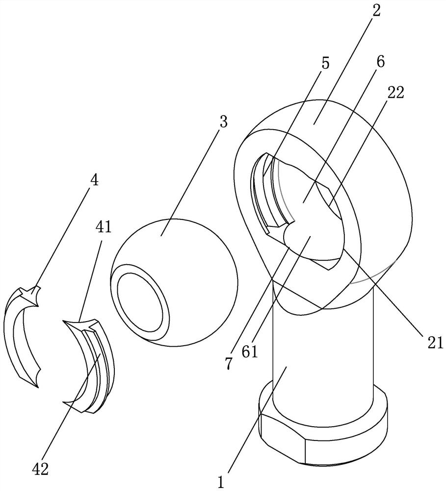 Assembly type plastic rod end knuckle bearing and manufacturing method thereof