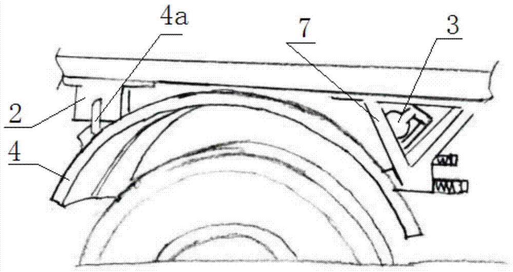 A self-locking vehicle emergency braking system