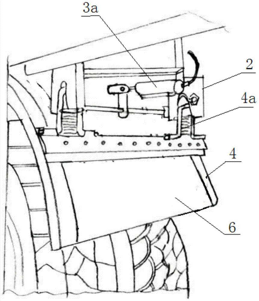 A self-locking vehicle emergency braking system