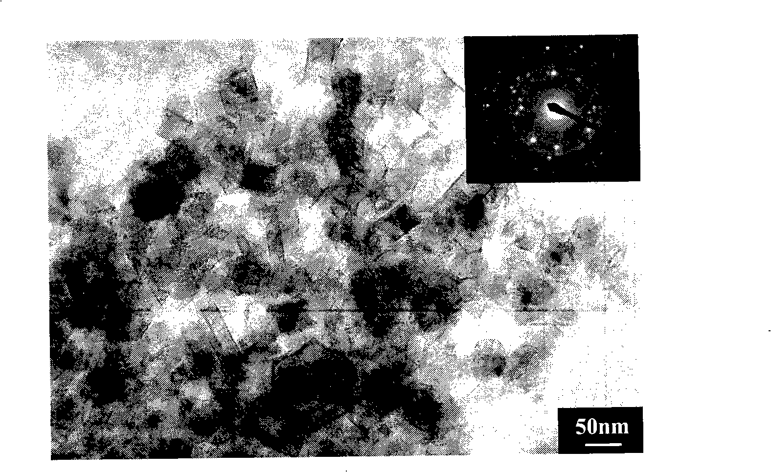 Method for preparing metallic Mg nano granular material