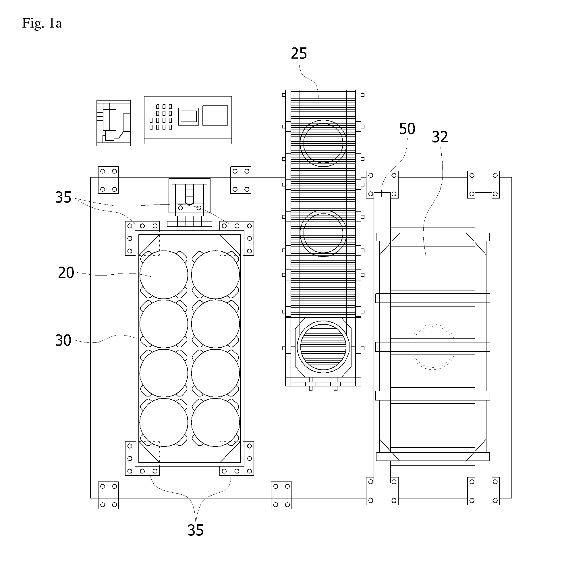 Apparatus and method for loading drums into drum container