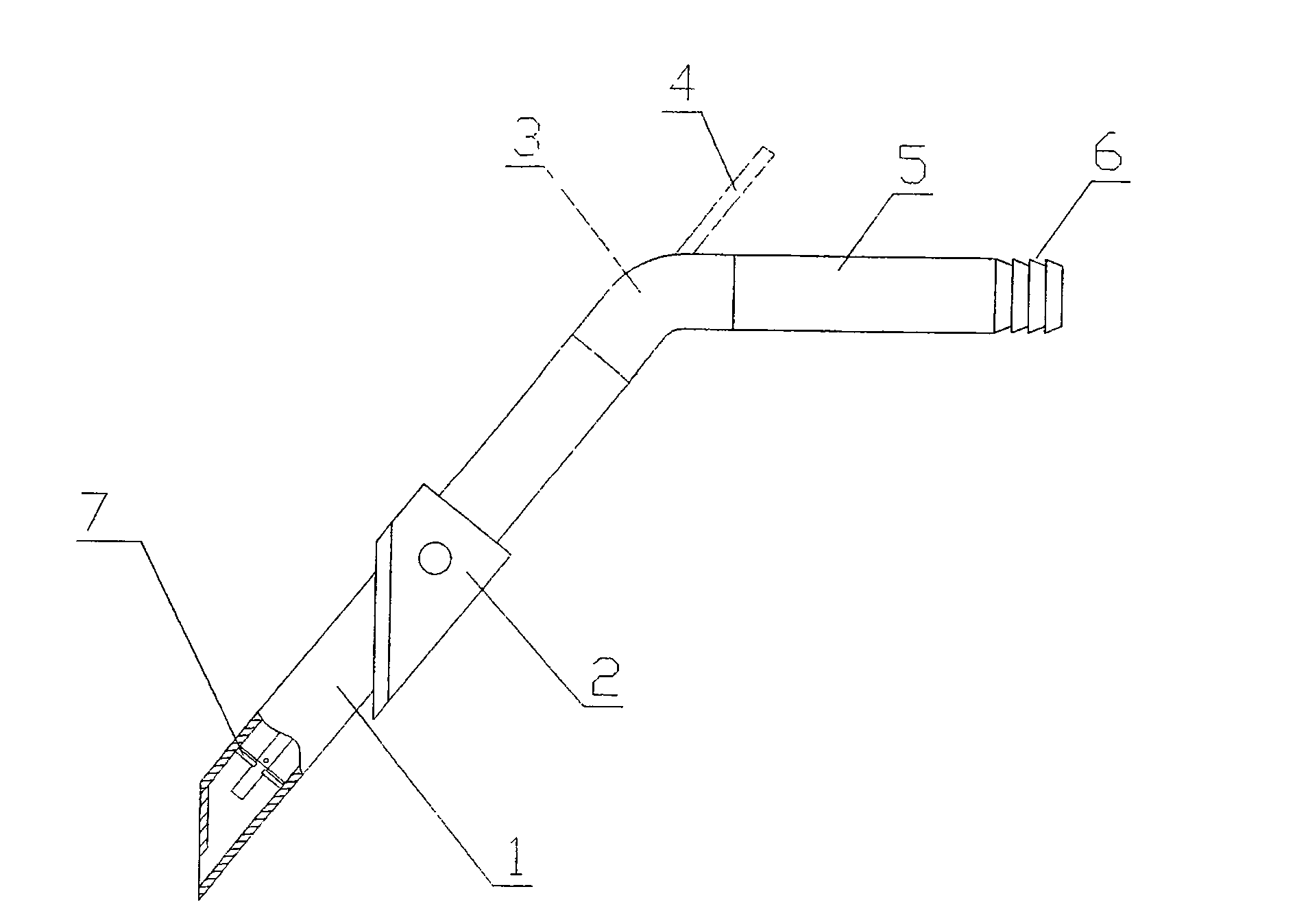 Dense gas-solid flowing device block-proof pressure pipe and method of use thereof