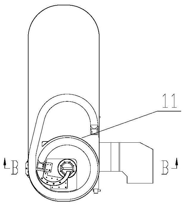 Hybrid reflective three-dimensional linkage laser cutting head