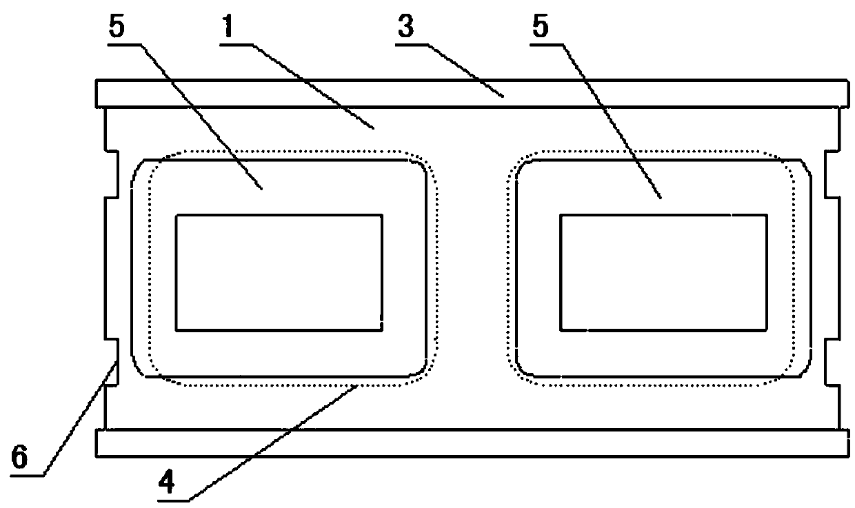 Hollow brick for quickly building walls