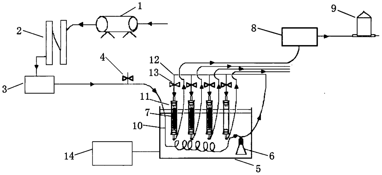 Device and method for dynamic and continuous large sample measurement of soil respiration rate and isotope composition