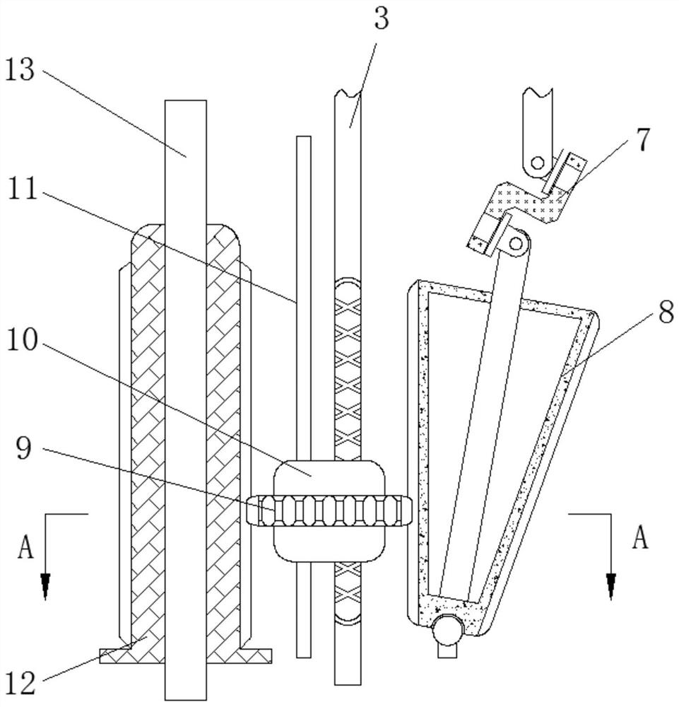 Self-variable-speed type mortar mixing device capable of preventing adhering to wall