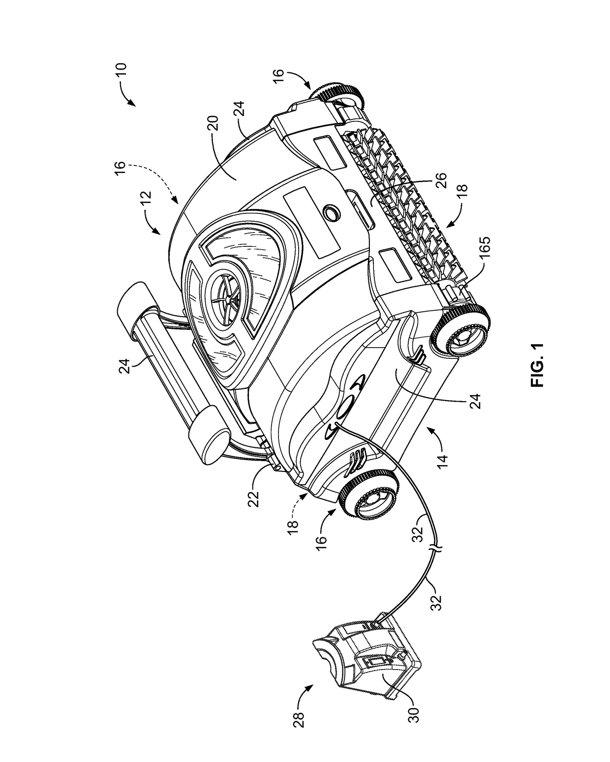 Automatic pool cleaner traction correction