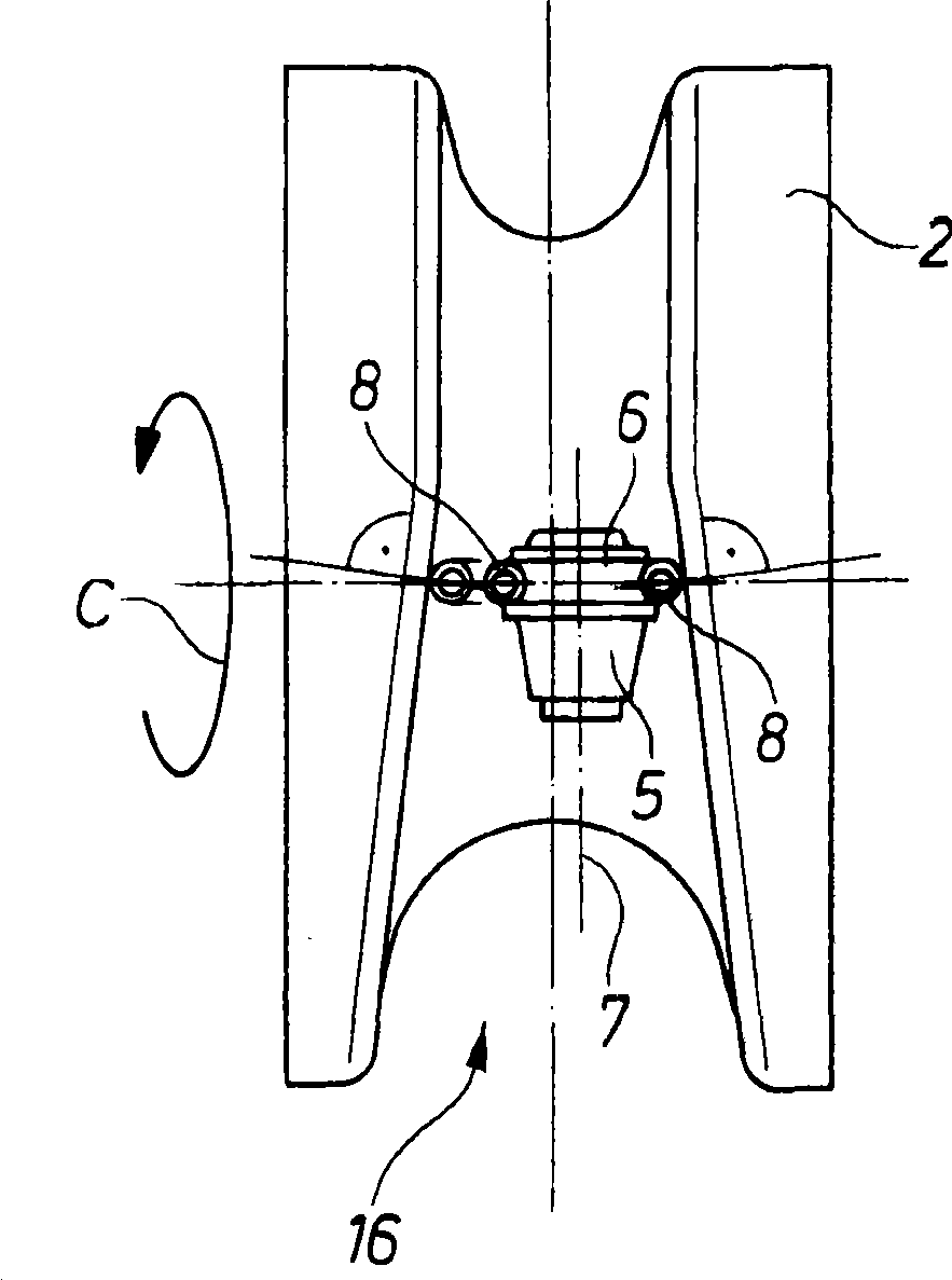 Method and processing machine for tensioned processing of complex contours of asymmetric workpieces