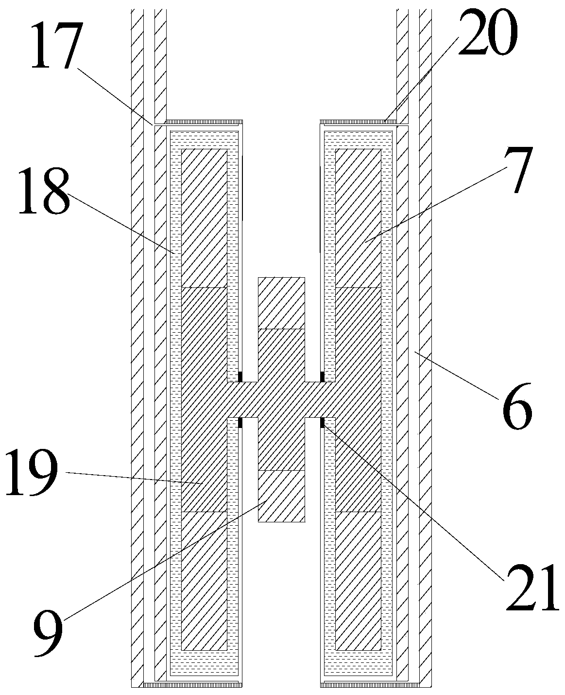 Swing suppression energy dissipation device