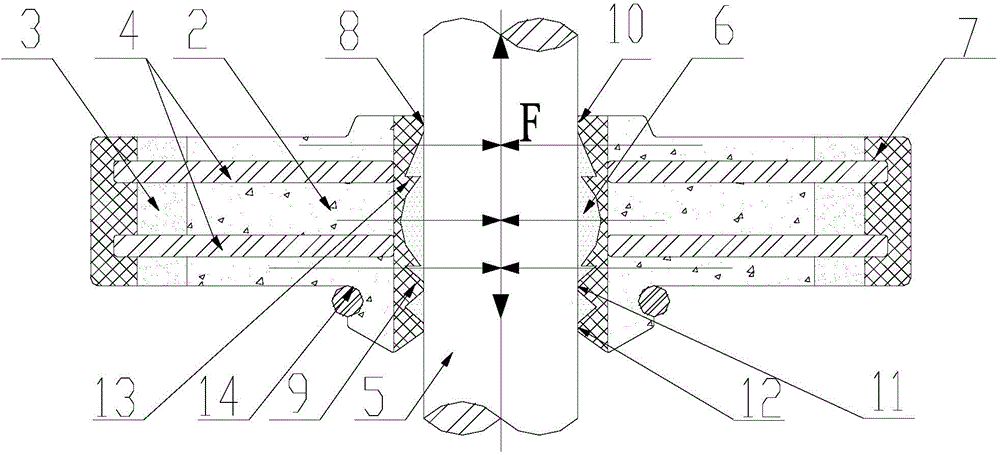 Self-healing sealing device based on mangneto deformation rubber