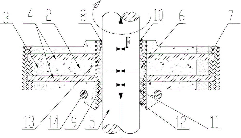 Self-healing sealing device based on mangneto deformation rubber