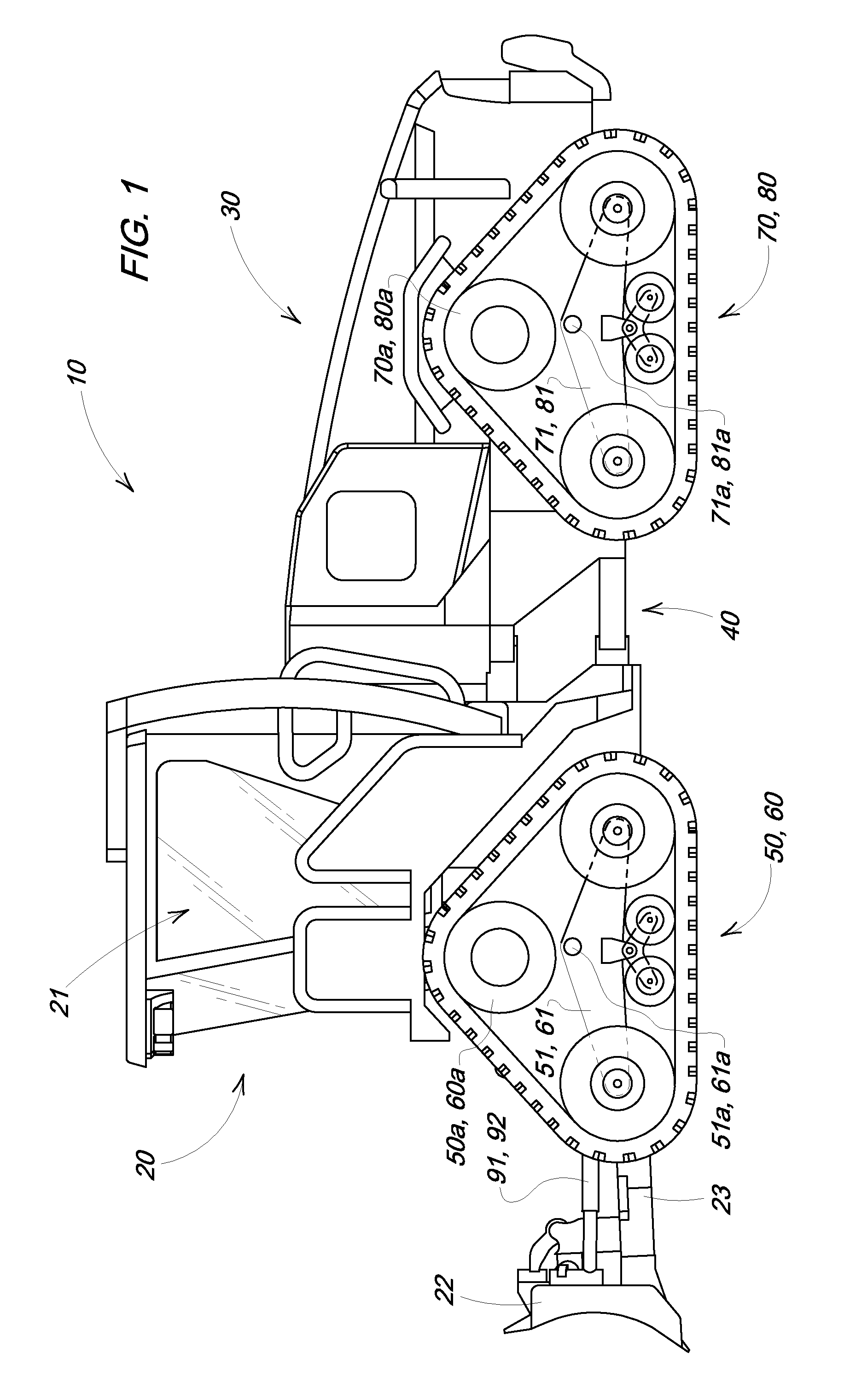 Articulated Dozer With Suspension And Suspension Lockout