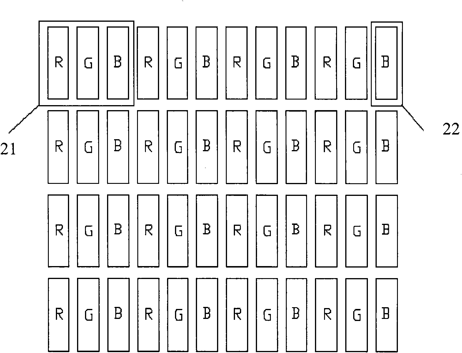 Three-dimensional display module capable of being viewed in two directions and LCD panel