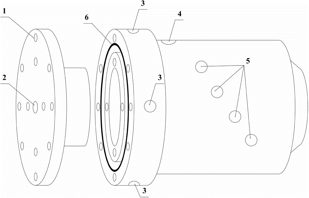 Rotation detonation engine experimental device