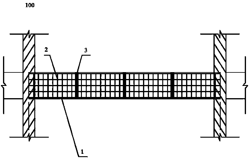 Deep foundation pit support and removing method thereof