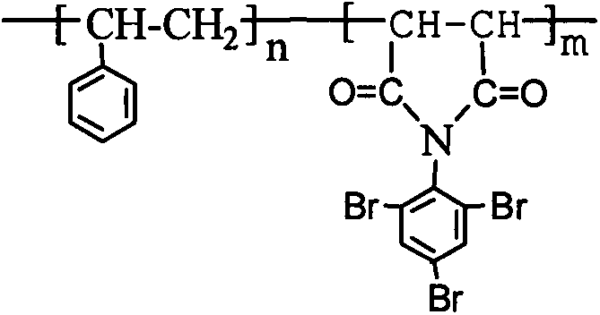 A kind of preparation method of bulk flame retardant polystyrene by emulsion method