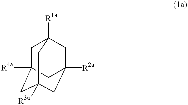 Polymerizable adamantane derivatives and process for producing the same