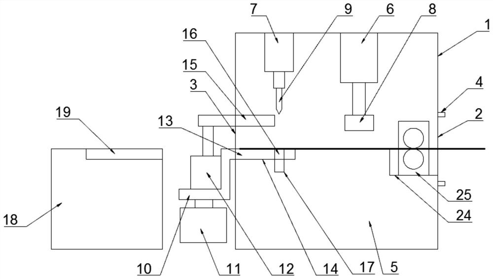 Detecting mechanism for presence or absence of feeding running water of drawing part