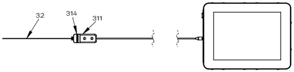 Visual puncture needle system with protection function