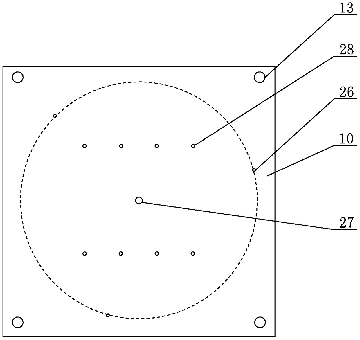 A test system and method for testing the high temperature deformation resistance of airport asphalt pavement