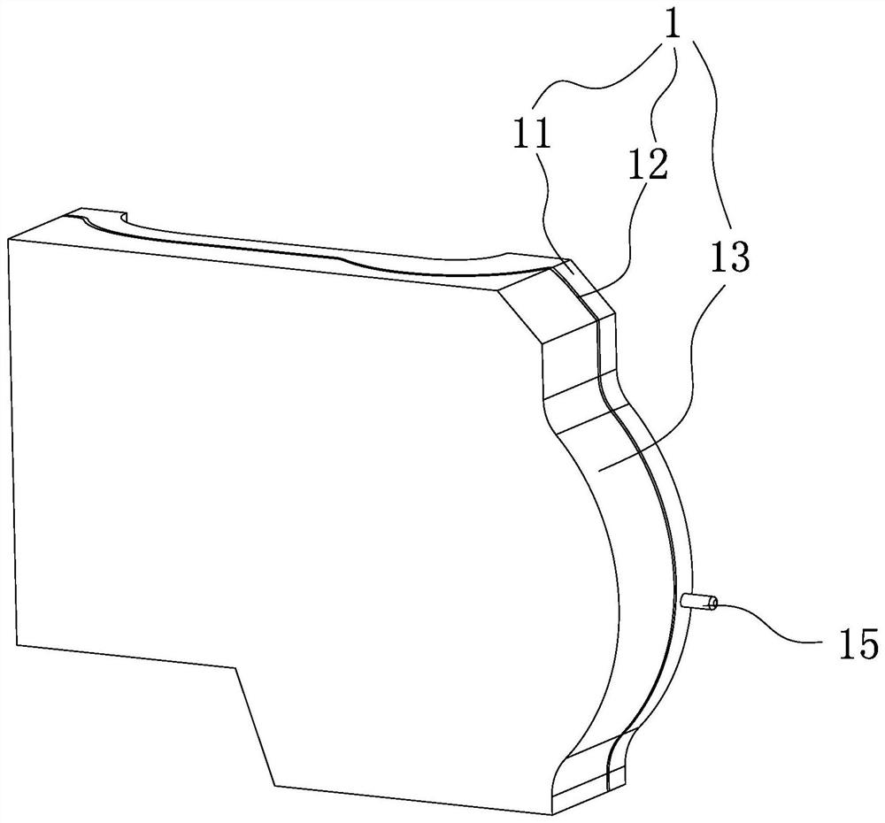 Toilet bent pipe production die and manufacturing process thereof