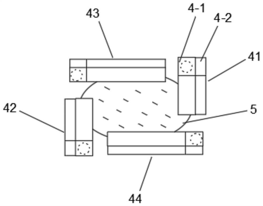 Mirror surface atomization disinfection device for digestive endoscopy